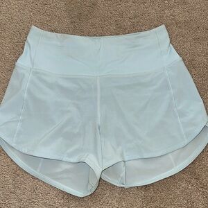 Lululemon size 4 light blue shorts